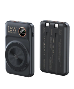 Power bank Magsafe REMAX Lecho Series RPP-527 PD 20W + QC 22.5W Fast Charging 10000mAh crni