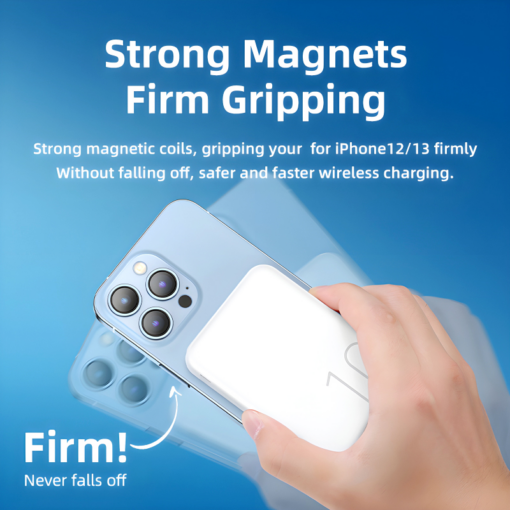Power bank Magsafe REMAX Usion Series RPP-65 PD 20W + QC 15W Fast Charging 10000mAh ljubicasti - Image 5