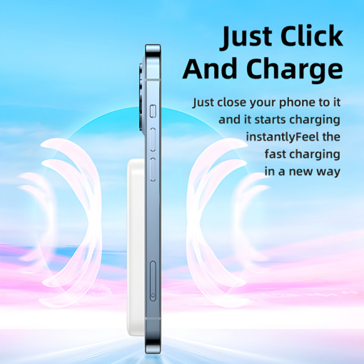 Power bank prenosiva baterija Magsafe REMAX Usion Series RPP-65 PD 20W + QC 15W Fast Charging 10000mAh plavi - Image 4