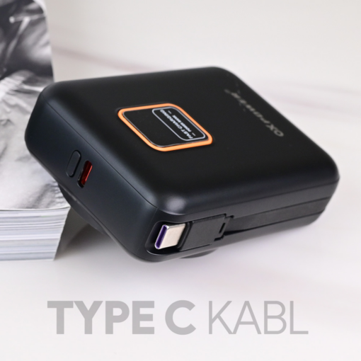 Power bank prenosiva baterija Oxpower PDW11 PD QC 22.5W 12000 mAh crna - Image 4