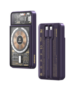 Power bank prenosiva baterija REMAX Phantom Series RPP-580 PD 20W+QC 22.5W 10000mAh ljubicasti