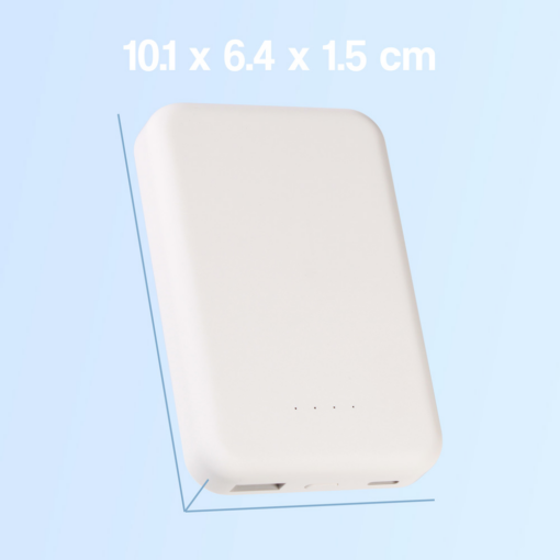 Powerbank Magsafe PD 5000 mAh bela - Image 4