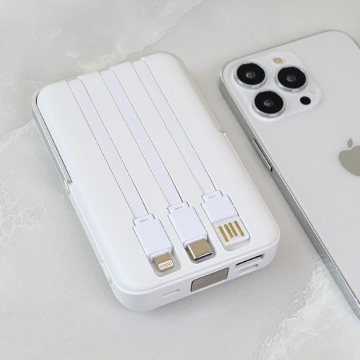 Powerbank Magsafe PD W102 10000mAh bela - Image 3