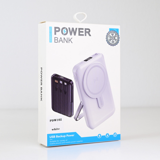 Powerbank Magsafe PD W102 10000mAh bela - Image 5