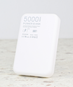 Powerbank Magsafe PD W5 5000mAh bela