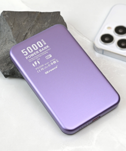 Powerbank Magsafe PD W52 5000mAh ljubicasta