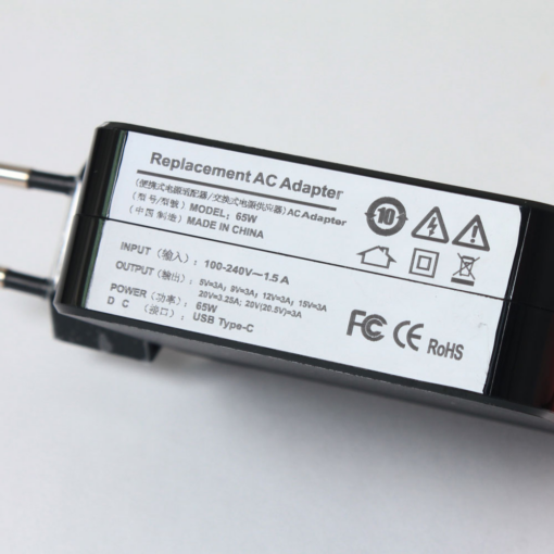 Punjac za laptop univerzalni Type-C 65W QC - Image 2