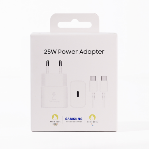 Samsung kucni punjac (USB Type-C) 3A 25W sa kablom beli (EP-T2510-NBE) - Image 4