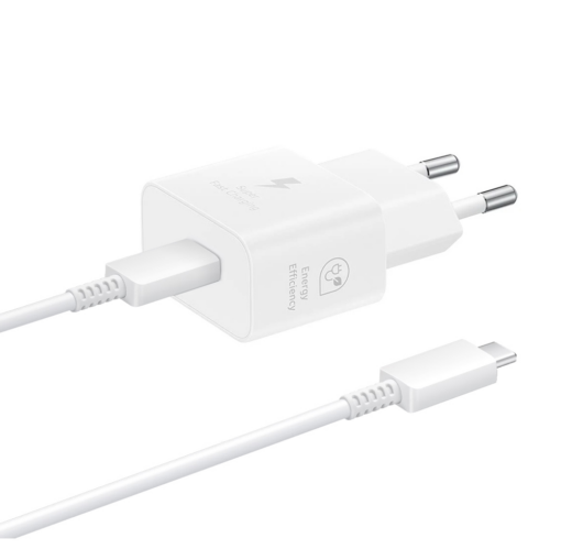 Samsung kucni punjac (USB Type-C) 3A 25W sa kablom beli (EP-T2510-NBE) - Image 5