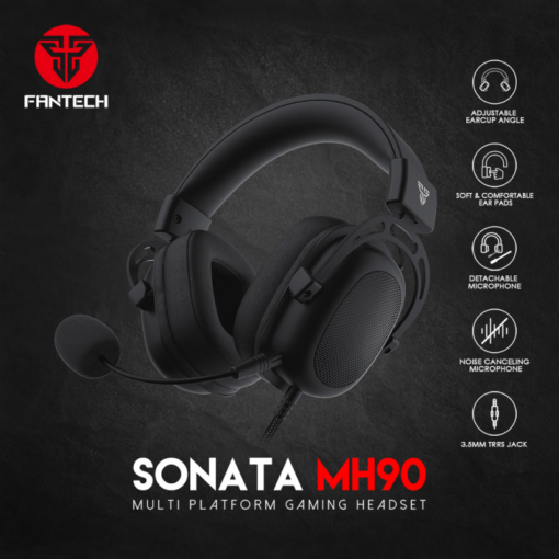 Slusalice Gaming Fantech MH90 Sonata crne - Image 5