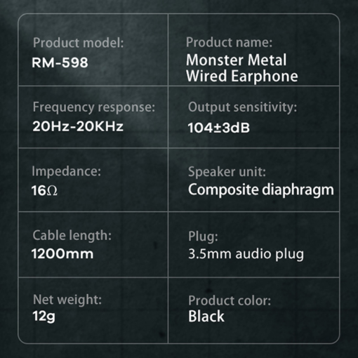 Slusalice REMAX RM-598a Type C crne - Image 4
