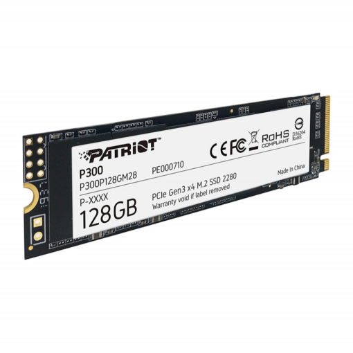 SSD M.2 NVMe 128GB Patriot P300 1600MBs/600MBs P300P128GM28US - Image 3