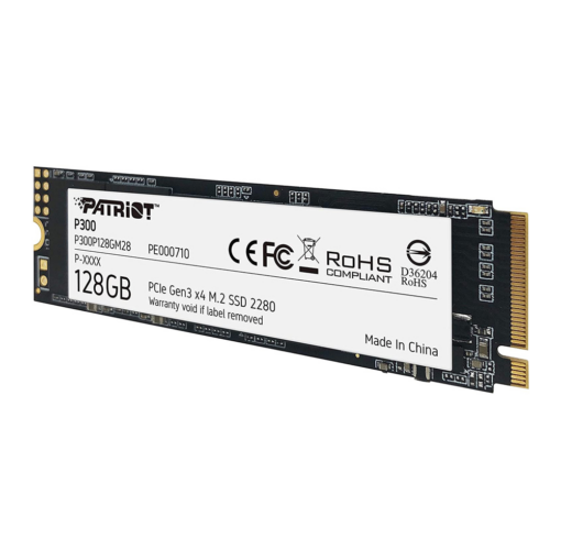 SSD M.2 NVMe 128GB Patriot P300 1600MBs/600MBs P300P128GM28US - Image 4