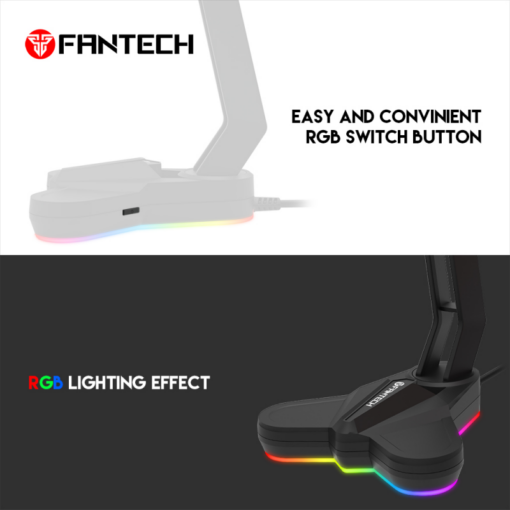 Stalak za slusalice Fantech AC3001S RGB crveni - Image 5