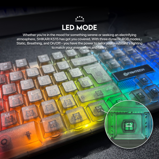 Tastatura Gaming Fantech K515 Shikari crna - Image 4