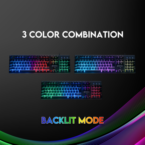 Tastatura Gaming Fantech K614L Fighter II crna - Image 4