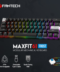 Tastatura Mehanicka Gaming Fantech MK857 RGB Maxfit61 FROST crna (Blue switch)