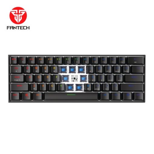 Tastatura Mehanicka Gaming Fantech MK857 RGB Maxfit61 FROST crna (Blue switch) - Image 3