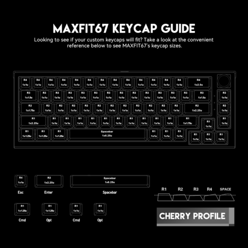 Tastatura Mehanicka Gaming Fantech MK858 RGB Maxfit67 crna (brown switch) - Image 2