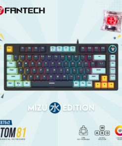 Tastatura Mehanicka Gaming Fantech MK875 RGB Atom 81 Navy (Red switch)