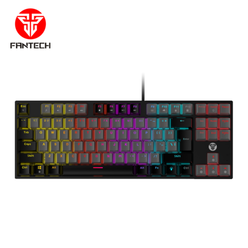 Tastatura Mehanicka Gaming Fantech MK876 RGB Atom TKL siva (Blue switch) - Image 5
