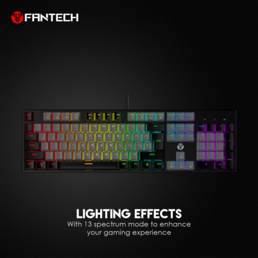 Tastatura Mehanicka Gaming Fantech MK886 RGB Atom crna (Blue switch) - Image 4