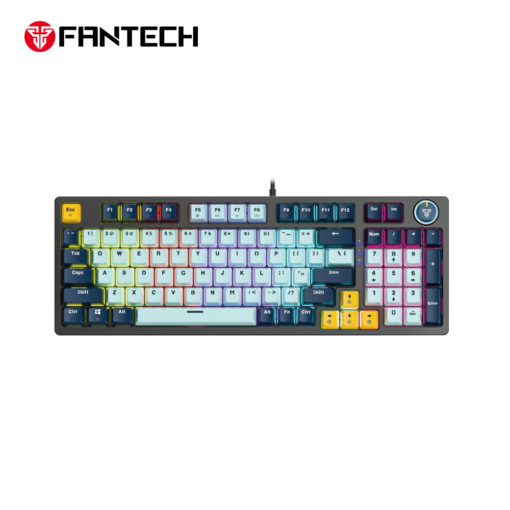 Tastatura Mehanicka Gaming Fantech MK890 RGB Atom MK96 SkyBlue (Blue switch) - Image 2