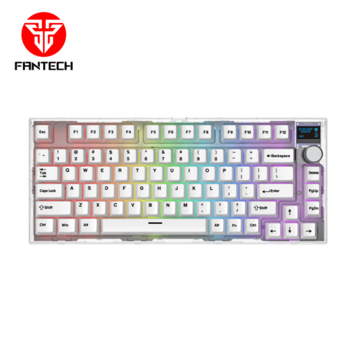 Tastatura Mehanicka Gaming Fantech MK910 RGB PBT Maxfit81 Frost Wireless bela (yellow switch) - Image 2