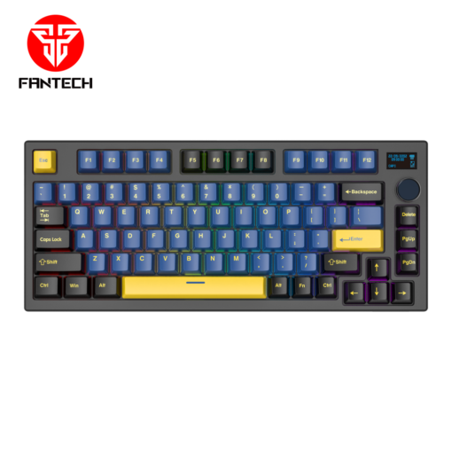 Tastatura Mehanicka Gaming Fantech MK910 RGB Vibe Maxfit 81 Grand Cobalt Wireless  (Yellow switch) - Image 5