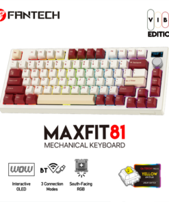 Tastatura Mehanicka Gaming Fantech MK910 RGB Vibe Maxfit 81 Royal Prince Wireless (Yellow switch)