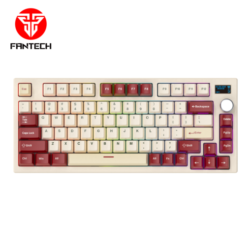 Tastatura Mehanicka Gaming Fantech MK910 RGB Vibe Maxfit 81 Royal Prince Wireless (Yellow switch) - Image 5
