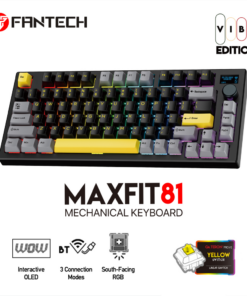 Tastatura Mehanicka Gaming Fantech MK910 RGB Vibe Maxfit 81 Vibrant Utility Wireless (Yellow switch)