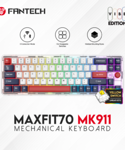 Tastatura Mehanicka Gaming Fantech MK911 RGB Vibe Maxfit 70 London Tour Wireless (Yellow switch)