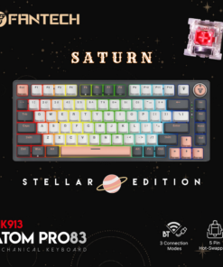 Tastatura Mehanicka Gaming Fantech MK913 RGB Atom PRO83 Wireless Saturn (red switch)