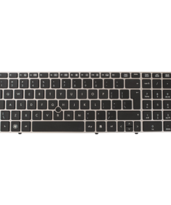 Tastatura za laptop HP 8560p Veliki Enter sivi frame sa misem