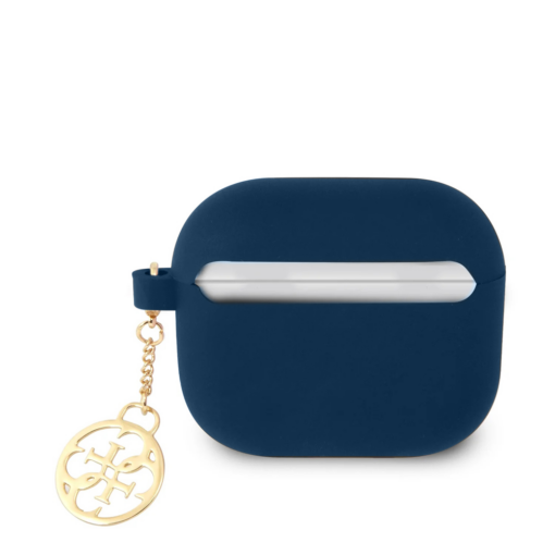 Torbica Guess Silicone za Airpods 3 4G Charm plava (GUA3LSC4EB) - Image 2