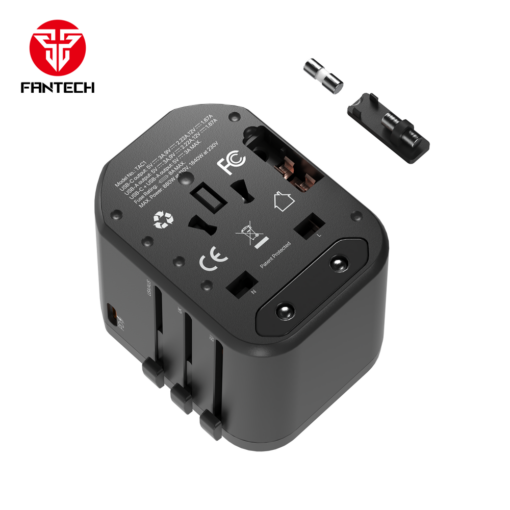 Univerzalni Multi Adapter Fantech TAC1 Power Cube 20W, PD, QC 3.0, 20W, crni - Image 4