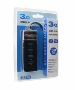 USB 3.0 HUB 4 porta JWD-U36 crni