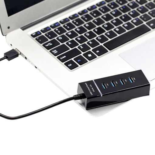 USB 3.0 HUB 4 porta JWD-U36 crni - Image 4