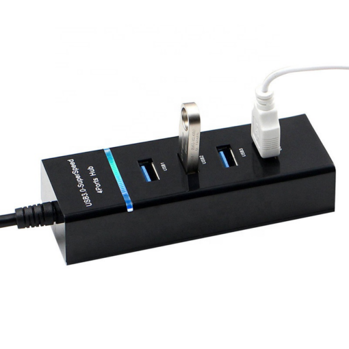 USB 3.0 HUB 4 porta JWD-U36 crni - Image 5