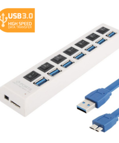 USB 3.0 HUB 7 portova JWD-U37 beli