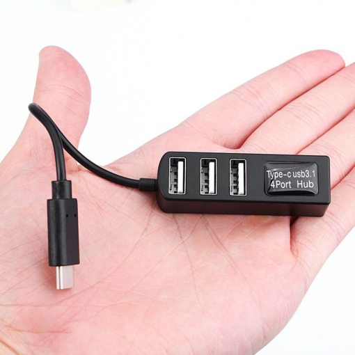 USB 3.1 HUB 4 porta JWD-U30 crni - Image 3