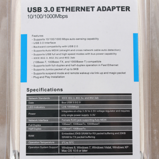 USB Type C LAN karta JWD-U23 - Image 5