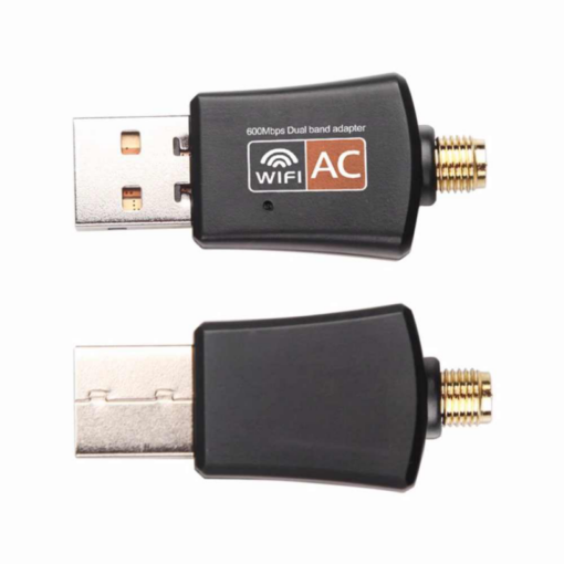 Wireless dual band adapter sa antenom USB 2.4GHz 5GHz 600Mb - Image 2