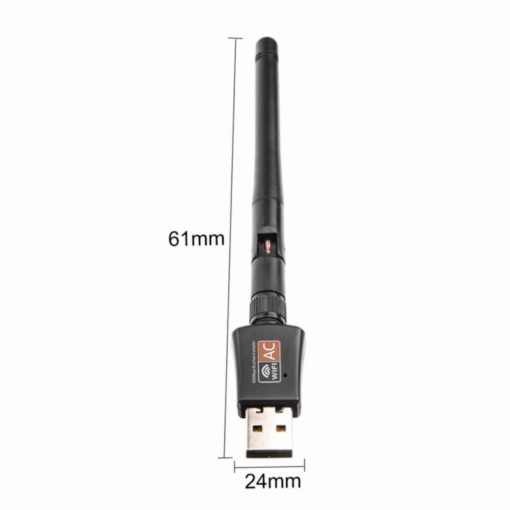 Wireless dual band adapter sa antenom USB 2.4GHz 5GHz 600Mb - Image 3