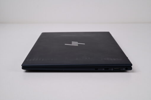 Right-side view of closed HP Elite Dragonfly G3 showing Thunderbolt and HDMI